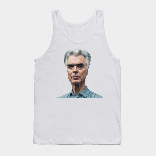 Portrait David Byrne Tank Top by nikkimilles_